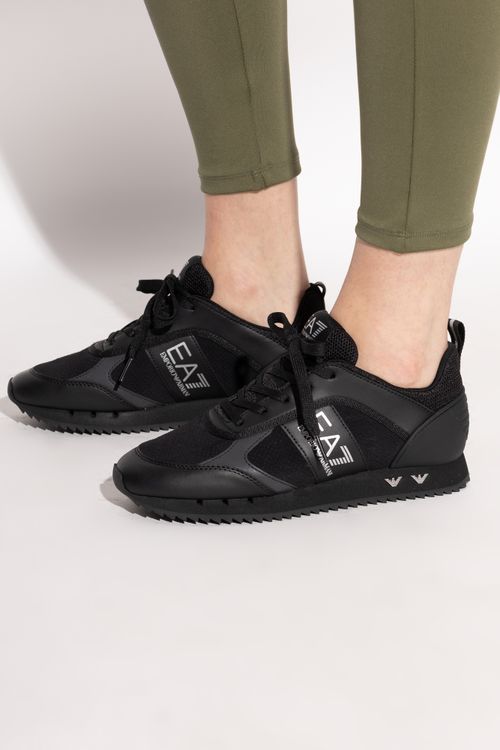 Sports Shoes With Logo, Women's, Black