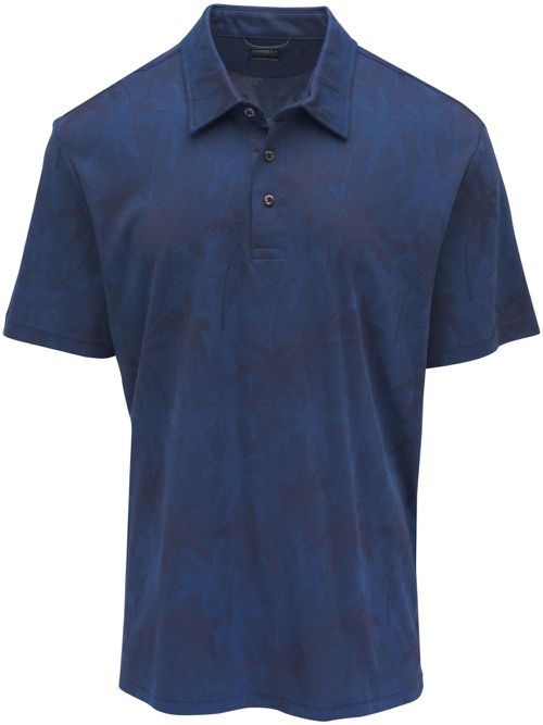 FAHERTY printed polo shirt - Blue