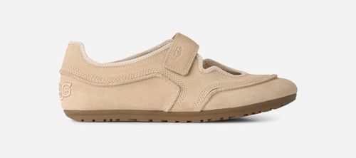 ® Women's Quill Mary Jane Sheepskin Shoes in Sand Castle