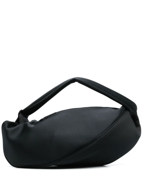 Torso satin backpack - Black