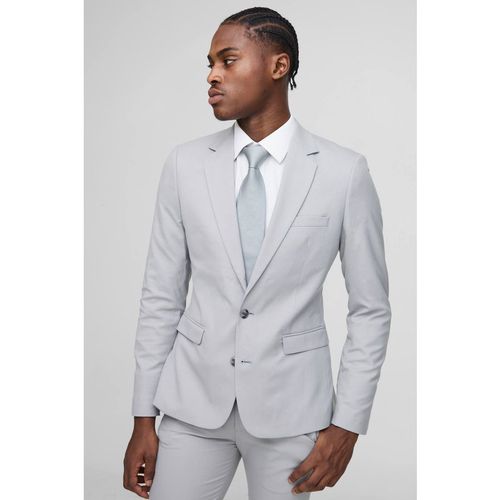 Super Skinny Single Breasted Suit Jacket | Grey