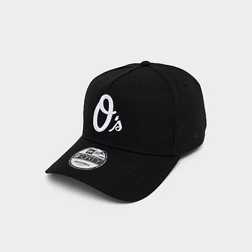 Baltimore Orioles MLB 9FORTY A-Frame Monochrome Snapback Hat in Black/White