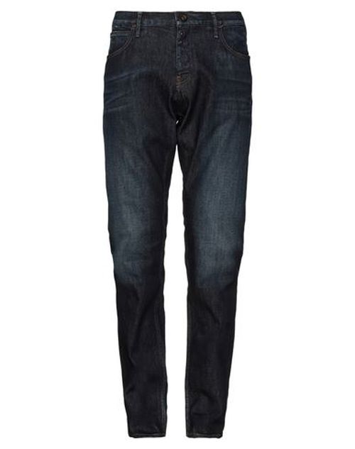 Man Jeans Blue Size 33 Cotton, Elastane