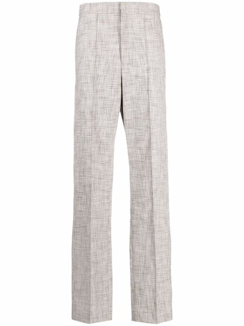 Lirokia high-waisted tailored trousers - Neutrals