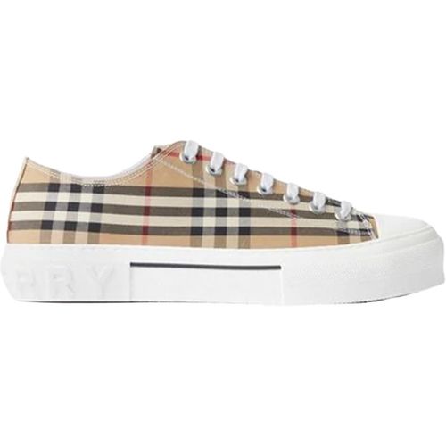 Burberry Women check sneakers Archive Beige