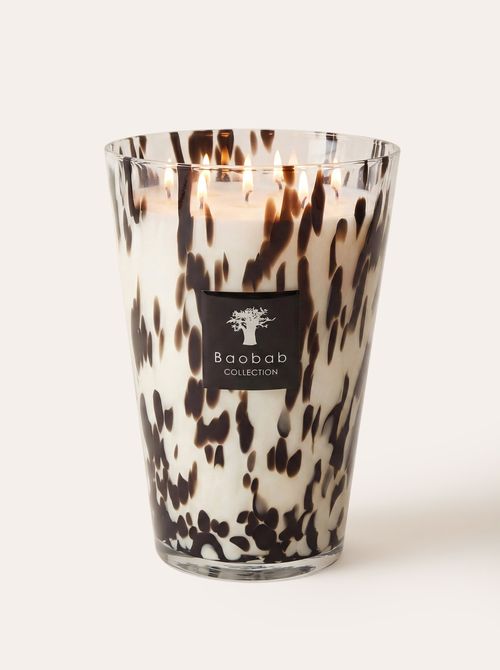 Scented Candle Pearls Black Monument -