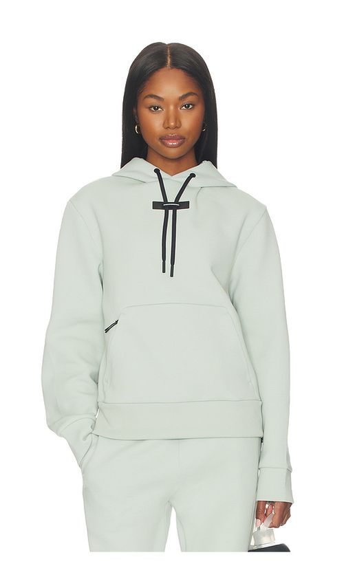 On Focus Tech Hoodie in Mint. M. Also in L, S