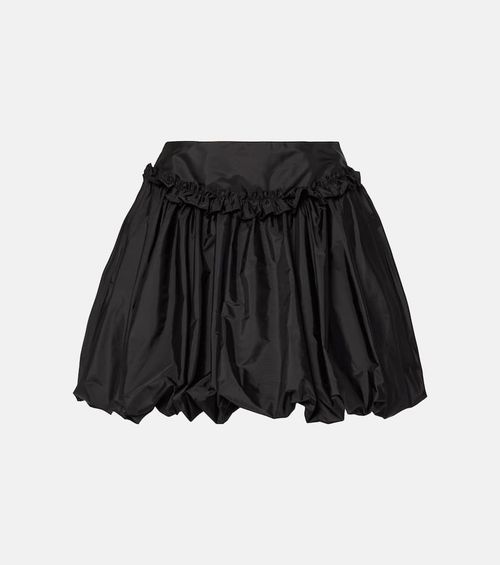 Simone Rocha Gathered taffeta miniskirt