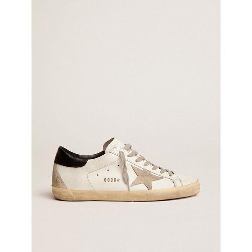 Golden Goose - Men's Super-star With Black Heel Tab And Metal Stud Lettering, Man, Size: 50
