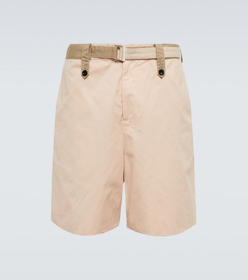 Sacai Cotton chino shorts