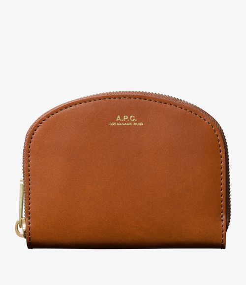 Demi-Lune compact wallet Hazelnut