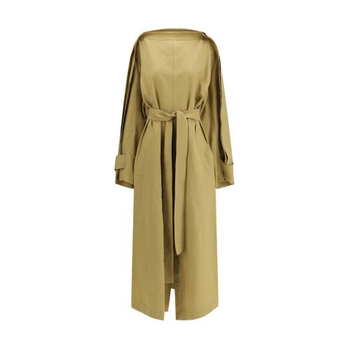 Lyocell Trench Coat — Beige