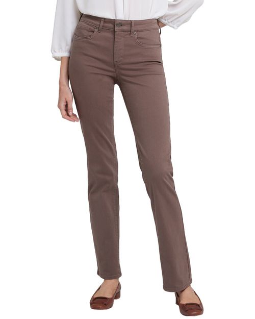 NYDJ Marilyn Dark Wood Straight Leg Jean