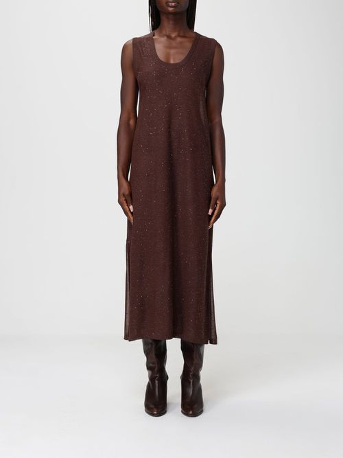 Dress Woman color Cocoa