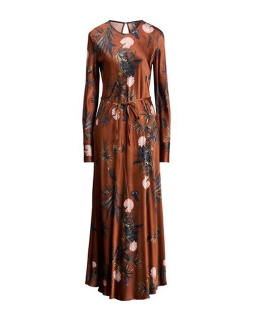 Forte_forte Woman Maxi dress Light brown Size 3 Viscose