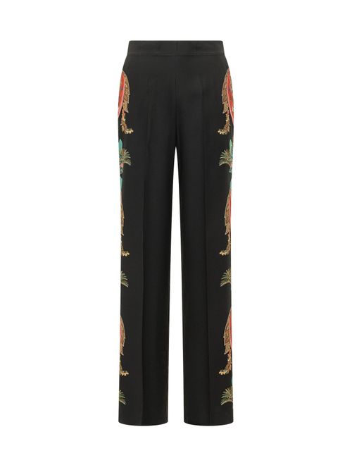 Straight Leg Painted Trousers