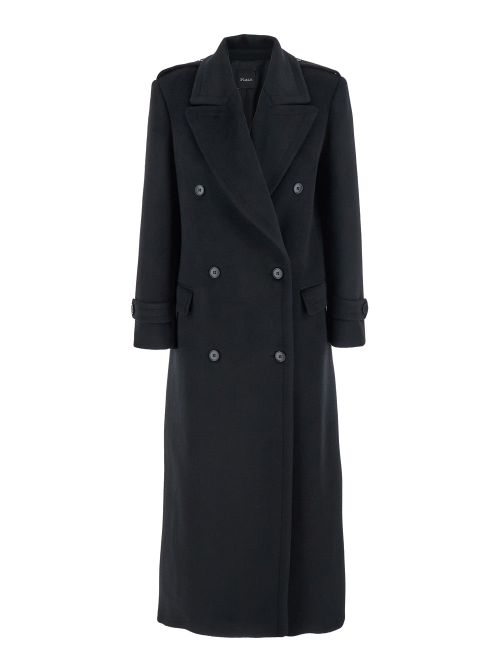 Shirt Collar Coat — Black