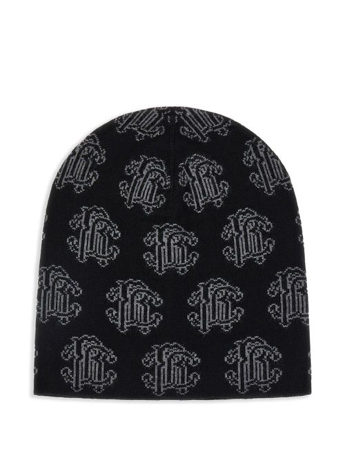 Roberto Cavalli | Roberto Cavalli monogram RC beanie - Black  display picture 1