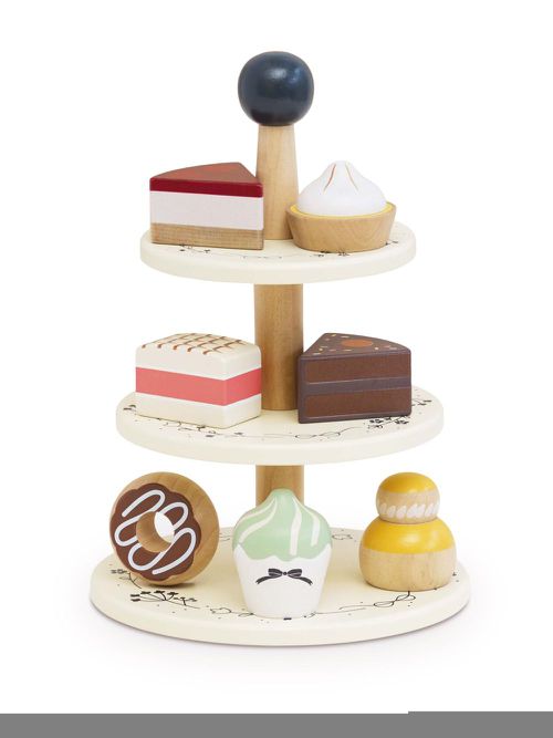 LE TOY VAN 키즈 Three Tier Cake Stand toys - Neutrals TV288