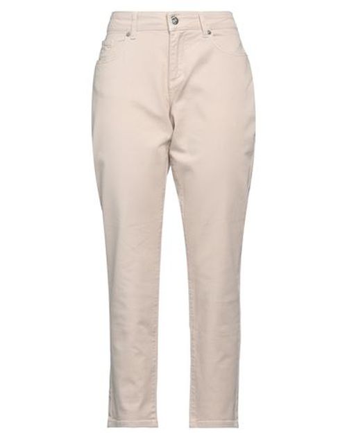 Denny Rose Woman Pants Beige Size 26 Cotton, Elastane