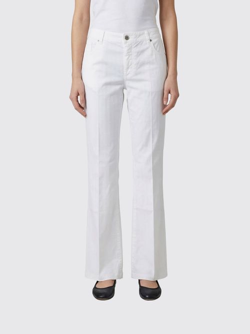 Jeans Woman color White
