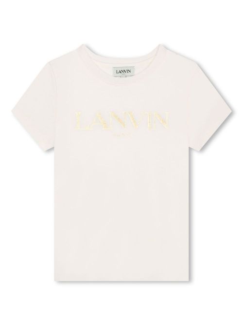 Logo-print cotton T-shirt - Yellow