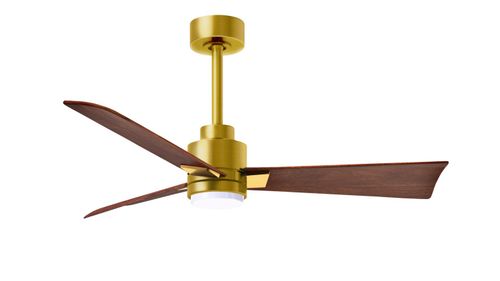 Brushed Brass 42" Ceiling Fan from the Alessandra - LK Collection