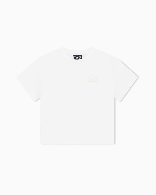 Core Identity Girl stretch-cotton crew-neck T-shirt
