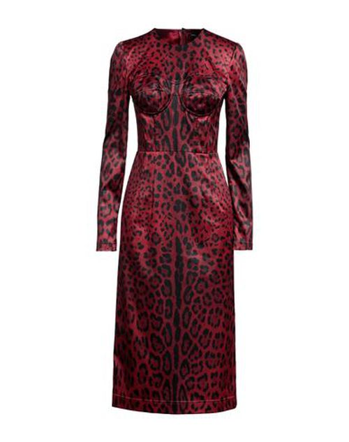 Woman Midi dress Burgundy