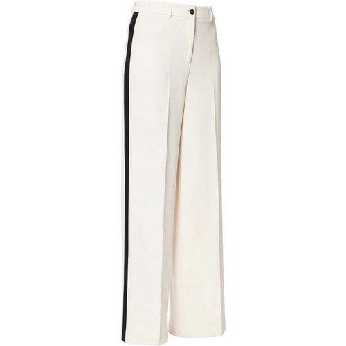 Women's trousers rue•8isquit - tuxedo cady pant - white