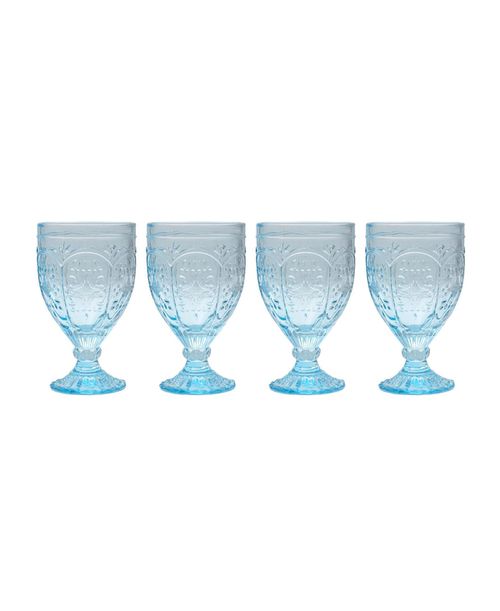 Trestle 12-oz Goblet Glasses 4-Piece Set - Assorted