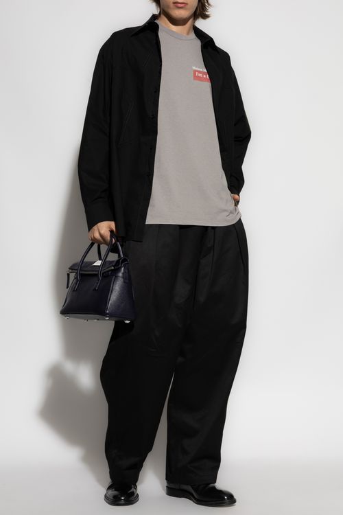 Cotton Shirt, Men's, Black