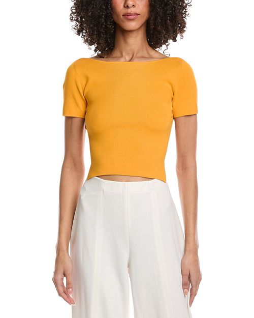 Boatneck Tie Back Top