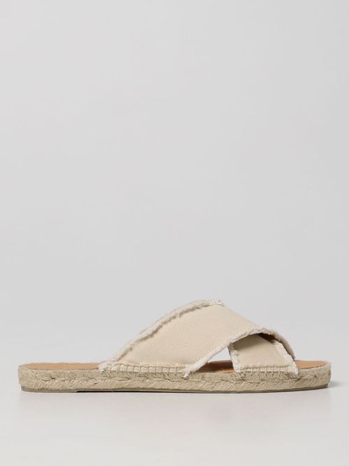 Flat Sandals Woman color Ivory