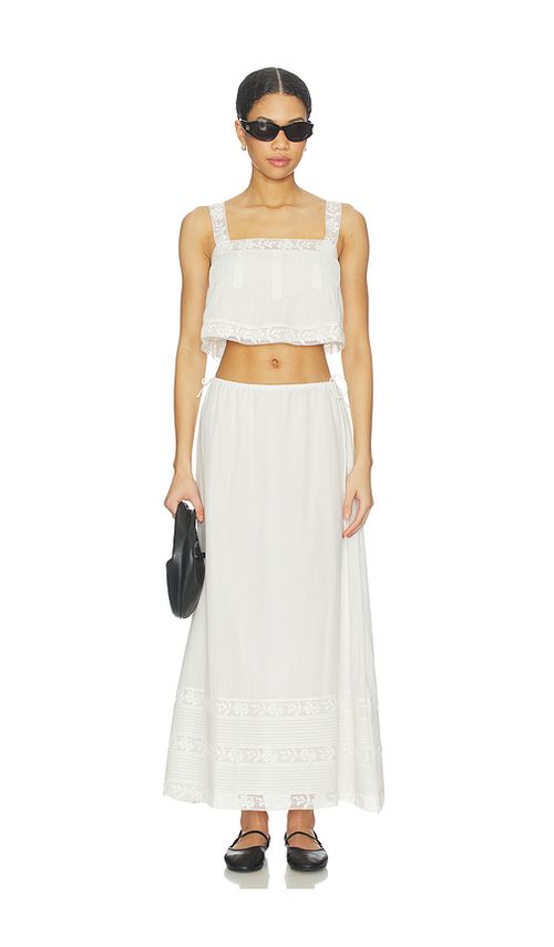 SAYLOR Elsie Set in White. S. Also in XS, M