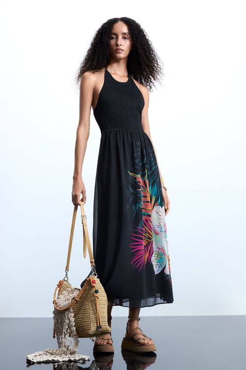 Tropical halter dre