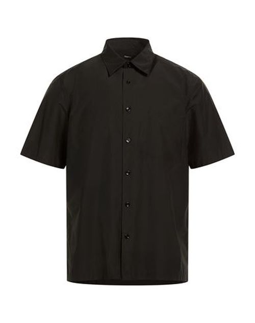 Man Shirt Black Size M Cotton, Nylon