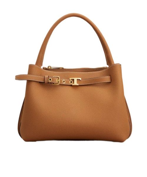 T-Plaque Belt Detail Tote Bag