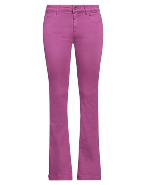 Woman Jeans Mauve Size 25 Cotton, Elastomultiester, Elastane