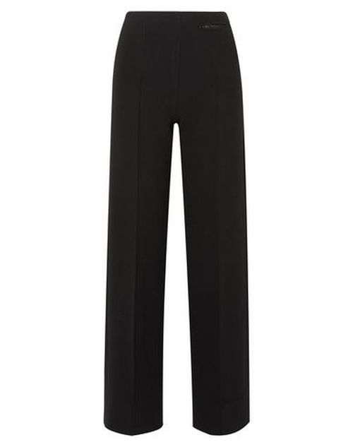 Woman Pants Black Size 4 Virgin Wool, Viscose, Elastane
