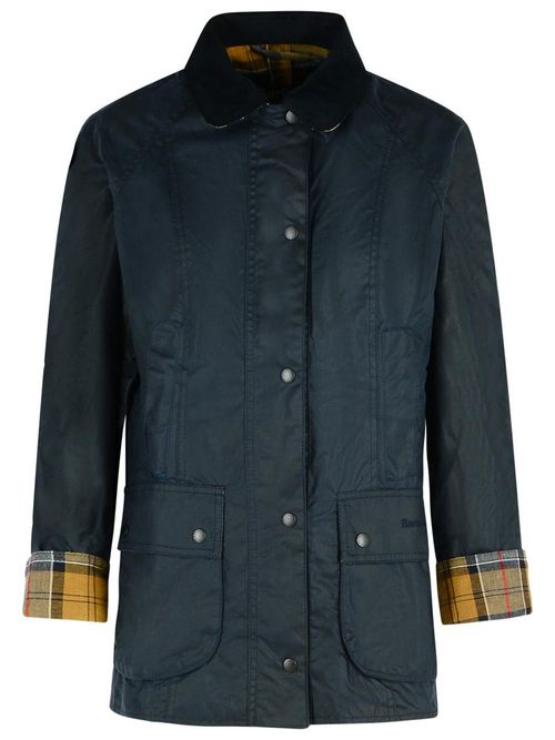 Navy Waxed Cotton Jacket