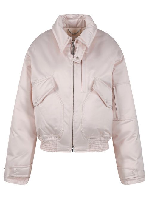 Down Sateen Bomber Jacket