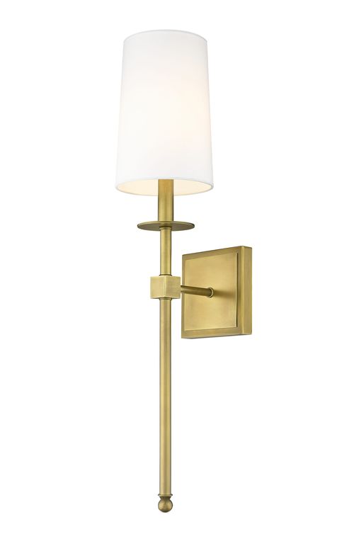 Camila 1-Light Wall Sconce In Rubbed Bra