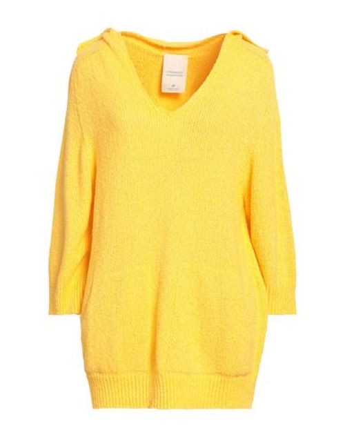 Woman Sweater Marigold Size L Cotton, Polyamide