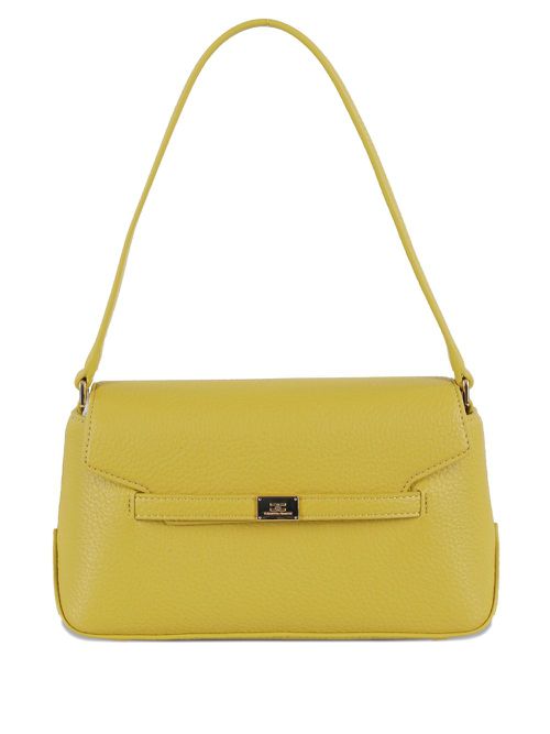 Elisabetta Franchi logo-plaque shoulder bag - Yellow