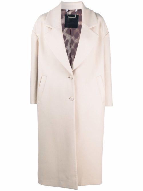 Iconic Plein wool-blend coat - Neutrals