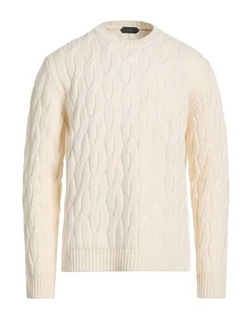 Man Sweater Off white Size 44 Virgin Wool
