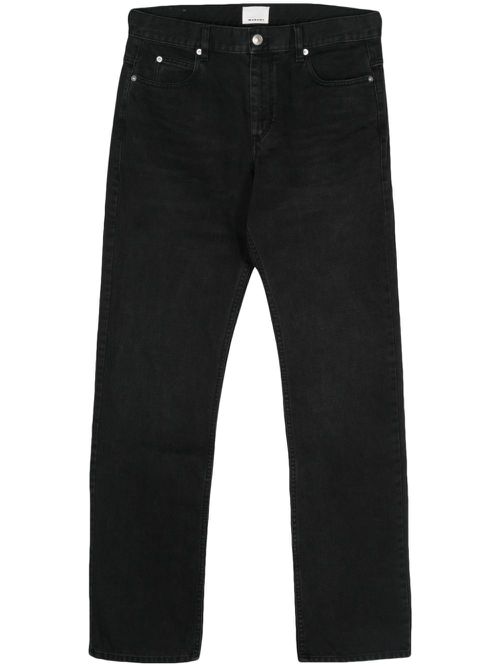 Joakim mid-rise straight leg jeans - Black