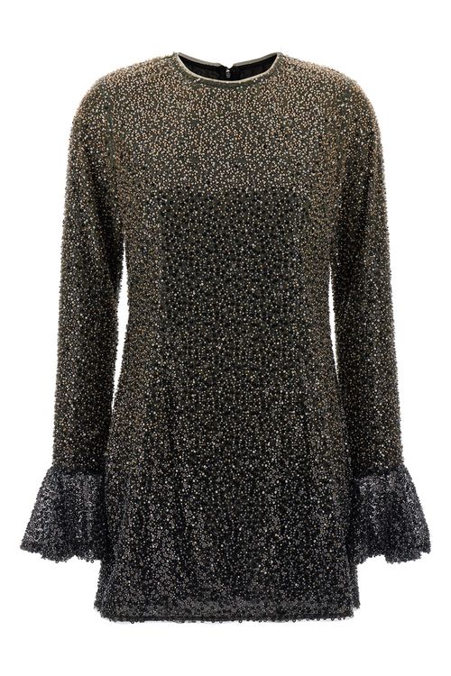 'Beaded Ls Mini' Dress