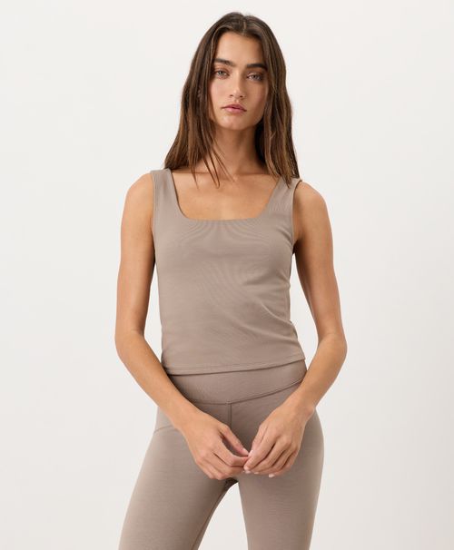 Women's Cinder On The Go-To Square Neck Tank